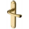Heritage LUN5310 Satin Brass Luna Latch Door Handles