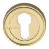 Heritage ERD7020 Satin Brass Euro Cylinder Escutcheon 53mm