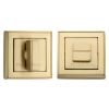 Heritage DEC7030 Satin Brass Square Turn and Release 53mm
