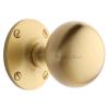 Heritage WES970 Satin Brass Westminster Door Knobs