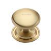 Heritage C2240 Satin Brass Round Cabinet Knob 32mm
