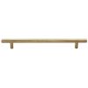 Heritage C0361 Satin Brass T-Bar Cabinet Handle 203mm