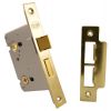 York Bathroom Mortice Lock 3in (78mm) Satin Brass