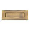 Heritage V850 Antique Brass Letter Box 203x76mm