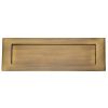Heritage V850 Antique Brass Letter Box 305x102mm