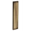 Heritage V743 Antique Brass Heavy Finger Plate 282x63mm