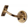 Heritage V1030 Antique Brass Handrail Bracket 3in (76mm)