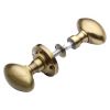 Heritage RIM V960 Antique Brass Suffolk Oval Rim Knobs