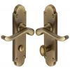 Heritage S620 Antique Brass Savoy Bathroom Door Handles