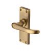 Heritage V710 Antique Brass Windsor Short Latch Handles