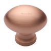 Heritage C114 Satin Rose Gold Oval Cabinet Knobs