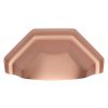 Heritage C2768 Satin Rose Gold Shaped Drawer Pull 104mm