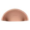 Heritage C2760 Satin Rose Gold Half Moon Drawer Pull 85mm
