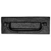 Black Antique Iron Tudor Letter Box with Knocker 12x4in (307x107mm)
