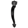 Black Antique Iron Tudor Door Pull Handle 204mm