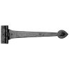 Black Antique Iron Tudor Heavy Tee Hinge 308mm In Pairs