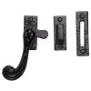 Black Antique Iron Tudor Window Casement Fastener