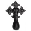 Black Antique Iron Tudor Drop Handle Cupboard Pull 56mm