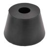 Conical Black Rubber Door Stop or Buffer 85x52mm