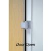Security Door Guard Satin Chrome