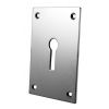 Door Escutcheon Chrome Plated 65.5x47.6mm