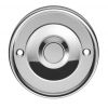 Polished Chrome Circular Bell Push 64mm