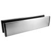 Satin Stainless Slim Telescopic Letter Plate 300x70mm