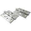 Satin Stainless 4x3inx3mm Security Ball Bearing Hinge In Pairs