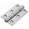 Polished Stainless 3x2inx2mm Ball Bearing Hinge in Pairs