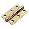 PVD Brass Stainless 3x2inx2mm Ball Bearing Hinge in Pairs
