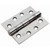 316 Grade Polished Stainless 4x3inx3mm Ball Bearing Hinge Pairs