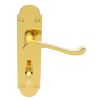 PVD None Tarnish Brass Oakley Bathroom Door Handles