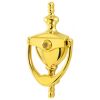 Hoppe Polished Brass Traditional Spyhole Urn Door Knocker
