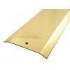Polished Brass Threshold Cover Strip 2 Bevel Edges