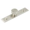 Hoxton Rushton Cabinet Knob Stepped Back Plate 140x30mm