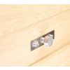 Hoxton Fanshaw Cabinet Knob Plain Back Plate 140x30mm