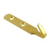 Picture Plate J Hook Electro Brassed