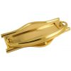 Polished Brass Postal Knocker Letter Plate 311x159mm