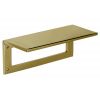 Polished Brass Internal Tidy with Draught Excluder 310x113mm