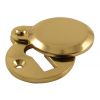 Brass Covered Heavy Escutcheon 41x32mm