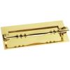 Polished Brass Grab Handle Letter Plate 254x102mm