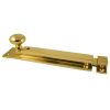 Polished Brass Straight Locking Door Bolt 152mm