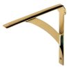 Polished Brass Heavy Duty Shelf Brackets