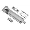 Polished Chrome Straight Locking Door Bolt 152mm