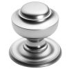 Satin Chrome Tiered Centre Door Knob 76mm