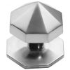 Satin Chrome Carousel Centre Door Knob 67mm