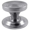 Satin Chrome Victorian Centre Door Knob 83mm