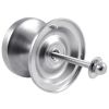 Satin Chrome Victorian Centre Door Knob 83mm