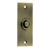 Antique Brass Flat Bell Push 76x32mm