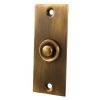 Antique Brass Flat Bell Push 76x32mm